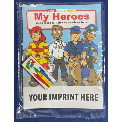 My Heroes Coloring Book Fun Pack Set