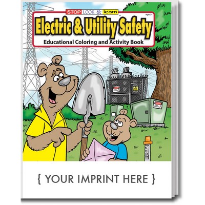 Electric and Utility Safety Coloring Book Fun Pack