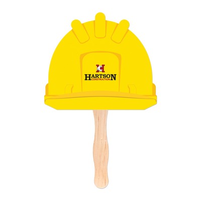 Hard Hat Shaped Hand Fan